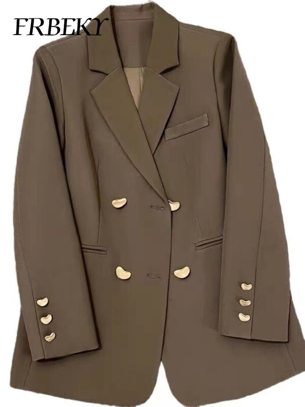 Viršutiniai drabužiai Moteriški švarkai Pavasaris Ruduo Naujas laisvalaikio vėjo kostiumo striukė ponia prancūziškos tekstūros mados mažas kostiumas švarkas Moteriški drabužiai