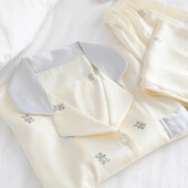 Aranyos Kawaii Little Bear női pizsama francia Y2k elegáns Harajuku Lazy alkalmi hálóing 2024 új nyári rövid ujjú+nadrág szett