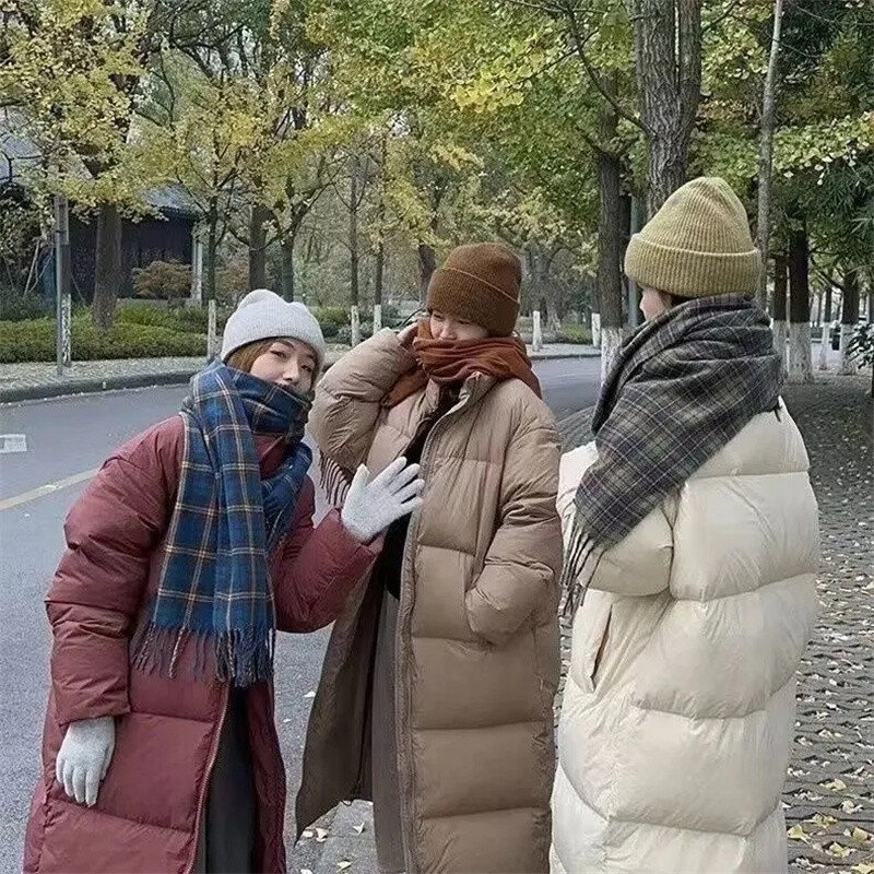 2024 Winter New Down Cotton X-long Parkas Γυναικείο χοντρό ζεστό κορεάτικο μπουφάν χειμερινά ρούχα αδιάβροχο γυναικείο παλτό