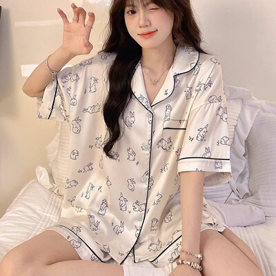 Stil Ins Elegant, fluturi colorați, pijamale pentru femei, la modă, la modă