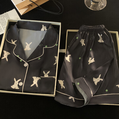 Stil Ins Elegant, fluturi colorați, pijamale pentru femei, la modă, la modă