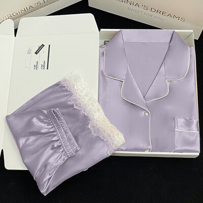 Stil Ins Elegant, fluturi colorați, pijamale pentru femei, la modă, la modă