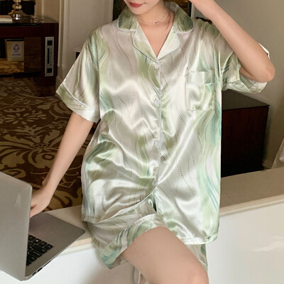 Stil Ins Elegant, fluturi colorați, pijamale pentru femei, la modă, la modă