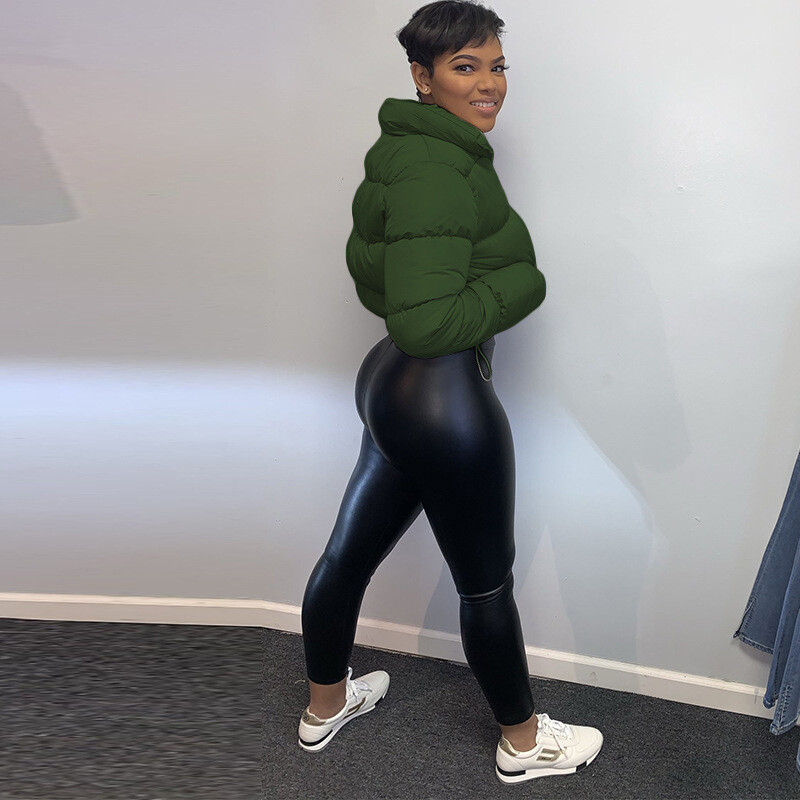 CUTENOVA Toamnă Iarnă Palton solid din puf Jachetă și paltoane pentru femei Bubble Outerwear Îmbrăcăminte decupată Îmbrăcăminte supradimensionată