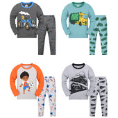 Pijamale Băieți Iarnă Mânecă Lungă Set Copii Mici Pijamale Pijamale Mărimea 2-9 ani