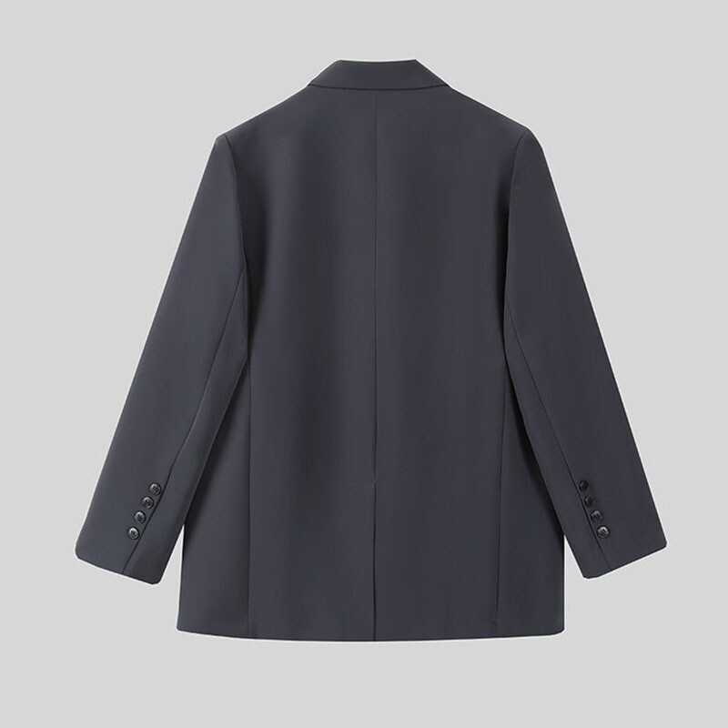 Vintage Streetwear Ženski blejzeri Kaput Harajuku Punk Gothic Chain Crne jakne Ženska korejska modna široka gornja odjeća za odijelo 2023.