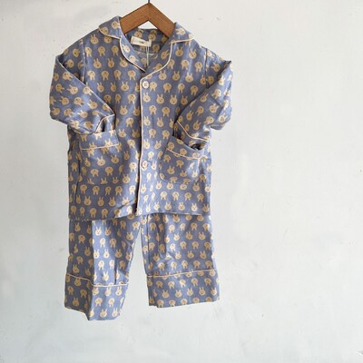 2024 Új gyerekek fiúk lányok pizsama szettek Rajzfilmmintás hosszú ujjú aranyos póló felsők nadrággal Kisgyermek baba őszi alvóruhák