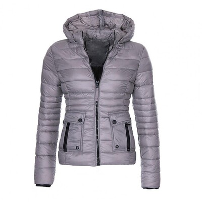 2023 Bavlnená podšívka Parka Dámska zimná bunda Dlhá teplá parka s kapucňou Jesenná zima Zahustený Slim Fit Outwear Krátky kabát