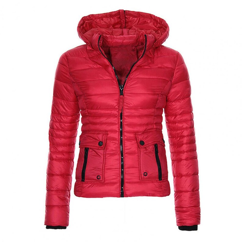 2023 Bavlnená podšívka Parka Dámska zimná bunda Dlhá teplá parka s kapucňou Jesenná zima Zahustený Slim Fit Outwear Krátky kabát
