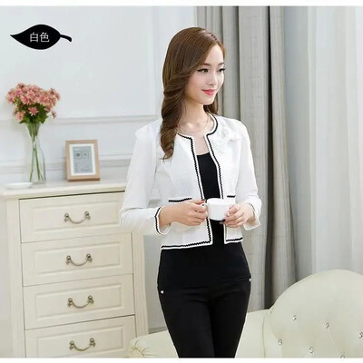 2024 primăvară vară noi paltoane scurte subțiri femei blazer femei chice jachetă elegantă haină coreeană jachetă de lux