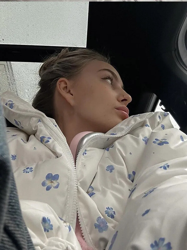 Dámska módna zimná ležérna bavlnená bunda s potlačou zipsov, krátky bavlnený kabát s kapucňou, letná a jesenná, s krátkym rukávom, s krátkym rukávom