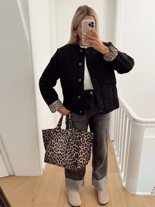 Módna slim fit prešívaná zimná teplá bunda pre ženy, okrúhly výstrih, prešívaná bomber bunda, Y2k krátky teplý kabát, vrchné oblečenie s vreckom