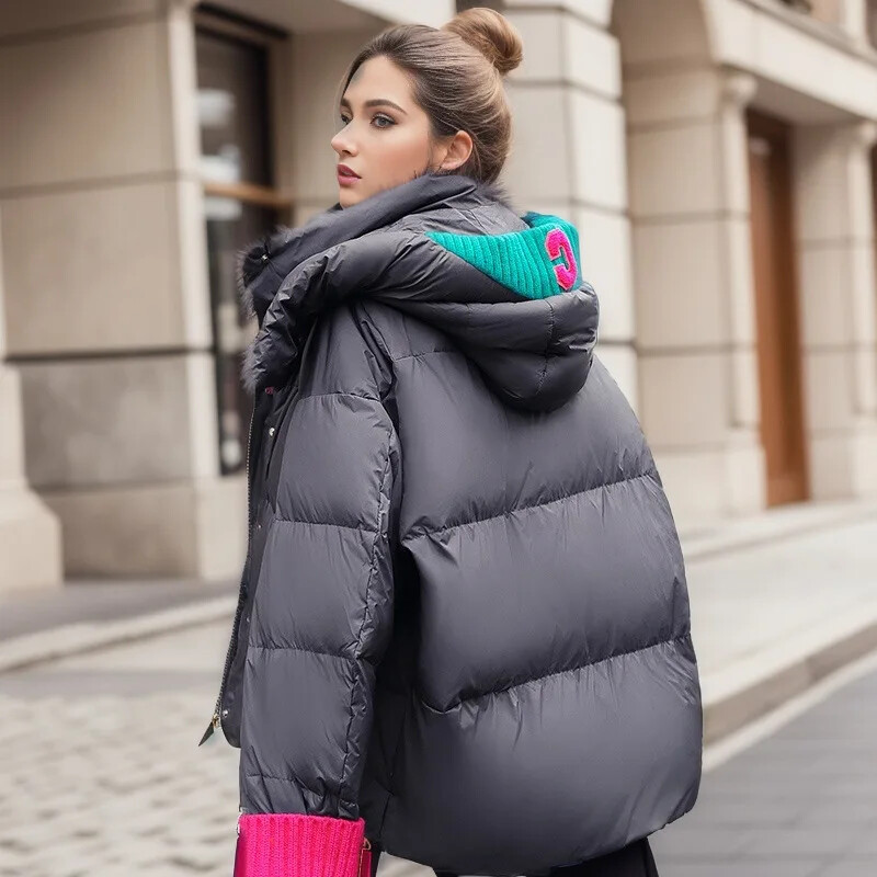 Jachetă căptușită din bumbac îngroșat pentru femei, iarnă 2024