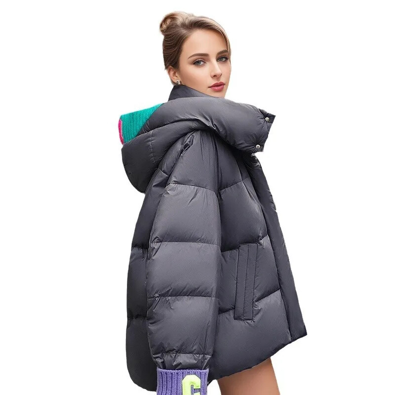 Jachetă căptușită din bumbac îngroșat pentru femei, iarnă 2024