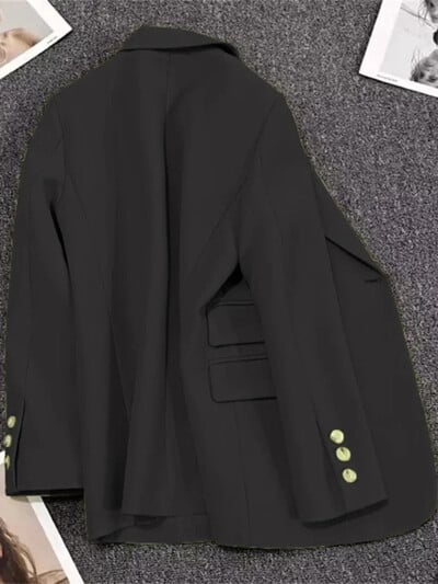 Καφέ σακάκι σακάκι Κορεάτικο μακρυμάνικο μπουφάν Blazer Γυναικείο Γυναικείο παλτό κομψό Δωρεάν αποστολή