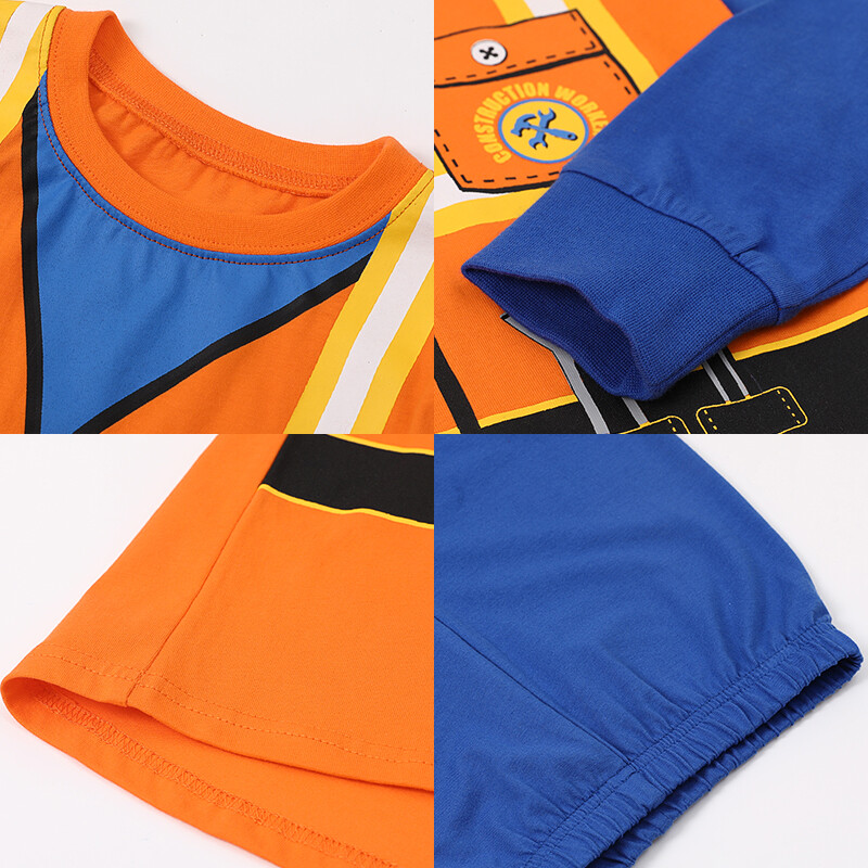 Πιτζάμες οικοδομών Halloween Pumpkin Kids Party Σετ πιτζάμες Παιδικές πιτζάμες Αγόρια οικοδόμοι Κοστούμια Απόκριες Πυτζάμες