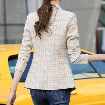 Γυναικείο ανοιξιάτικο παλτό Trendy Slim Fit Lady Spring Blazer Μονό κουμπί Lady Spring Blazer Casual Lady Spring Blazer για δουλειά