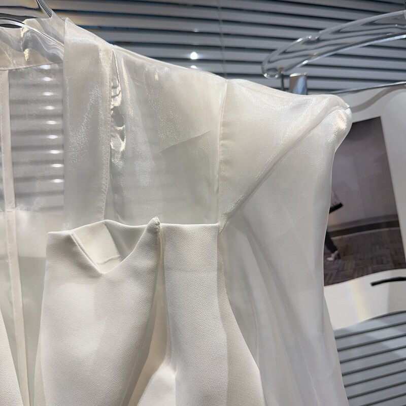 „Getspring“ moteriškas švarkas su vienu mygtuku, elegantiškas tinklelis, susiuvantis pečius Moteriškas švarkas nuo saulės Moteriškas švarkas