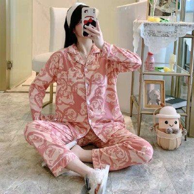 Γυναικεία κορεατική έκδοση του The Long-leeved Loungewear Ladies Ins Style Students Φρέσκο Διασυνοριακό χονδρικό εμπόριο γυναικείων ενδυμάτων κα.