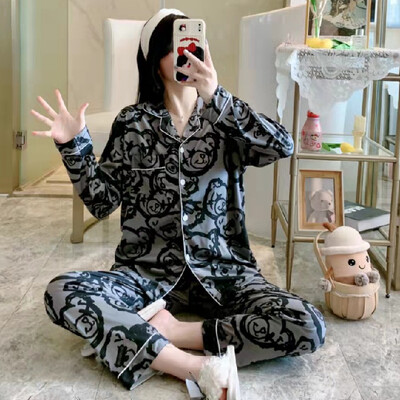 Γυναικεία κορεατική έκδοση του The Long-leeved Loungewear Ladies Ins Style Students Φρέσκο Διασυνοριακό χονδρικό εμπόριο γυναικείων ενδυμάτων κα.