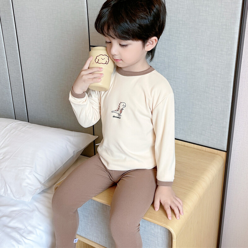 Παιδικά 2 τεμάχια Home Ενδύματα Βρεφικά μακρυμάνικα παντελόνια Σετ αγόρια Άνοιξη και Φθινόπωρο Ενδύματα σπιτιού Αγόρια Βρεφικά εσώρουχα πιτζάμες