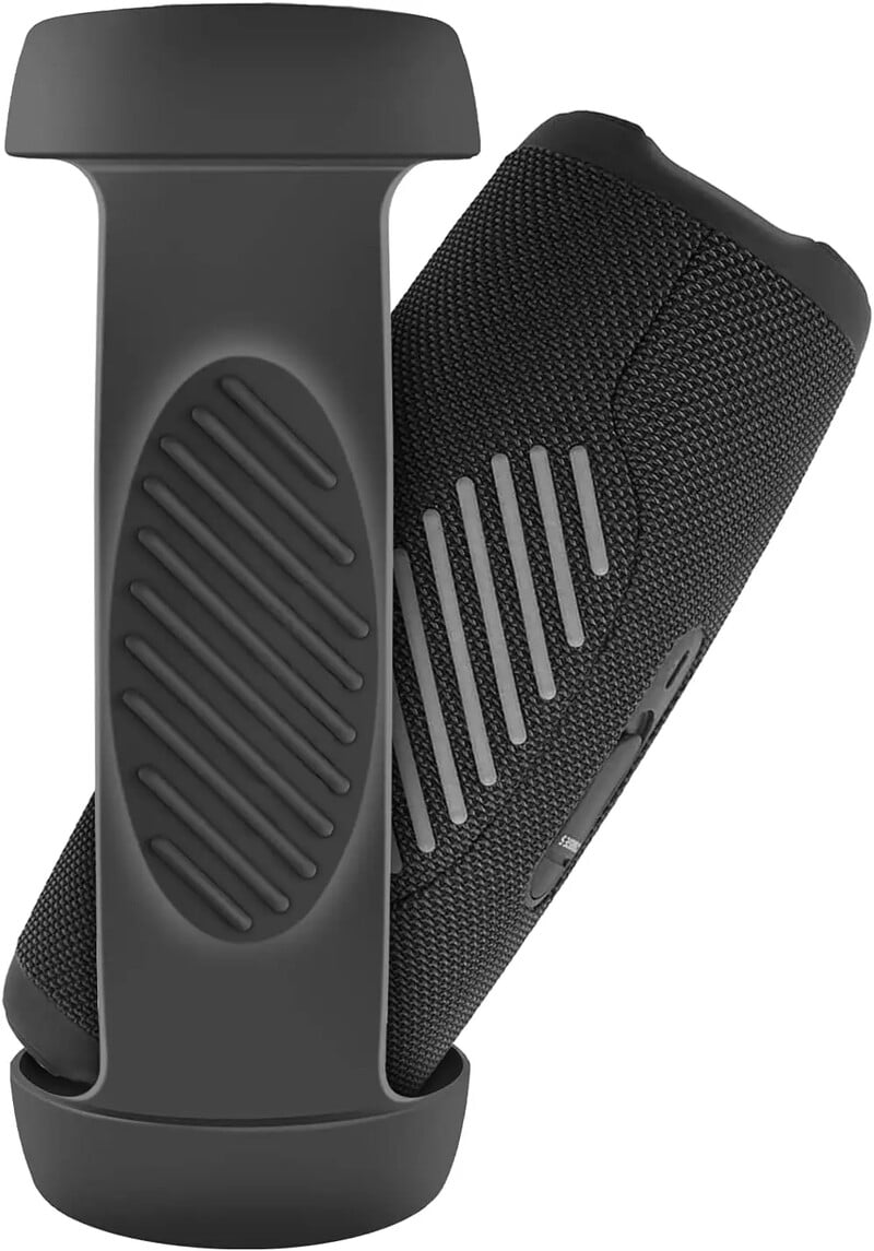 Silikoonist ümbrise kate JBL Charge 5 Bluetoothi kõlarile, reisikandmiskaitse koos õlarihma ja karabiiniga