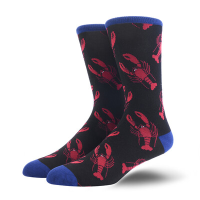 Férfi zokni Vicces nagy méretű Alien Ízletes ételek Nyomtatás Színes Snack Burger Pizza Boldog Harajuku Skate Cotton Sokken