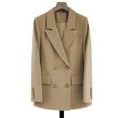 Naujas moteriškas kostiumas paltas Elegantiškas sportinis laisvalaikio švarkas korėjietiška mada prabangi striukė pavasario ruduo vienspalviai moteriški drabužiai S-XXXL