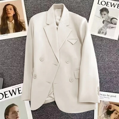 2024, új tavaszi, őszi divat, rózsaszín blézer dzseki, női hosszú ujjú karcsú, alkalmi irodai elegáns női tömör öltönykabát, női felsők