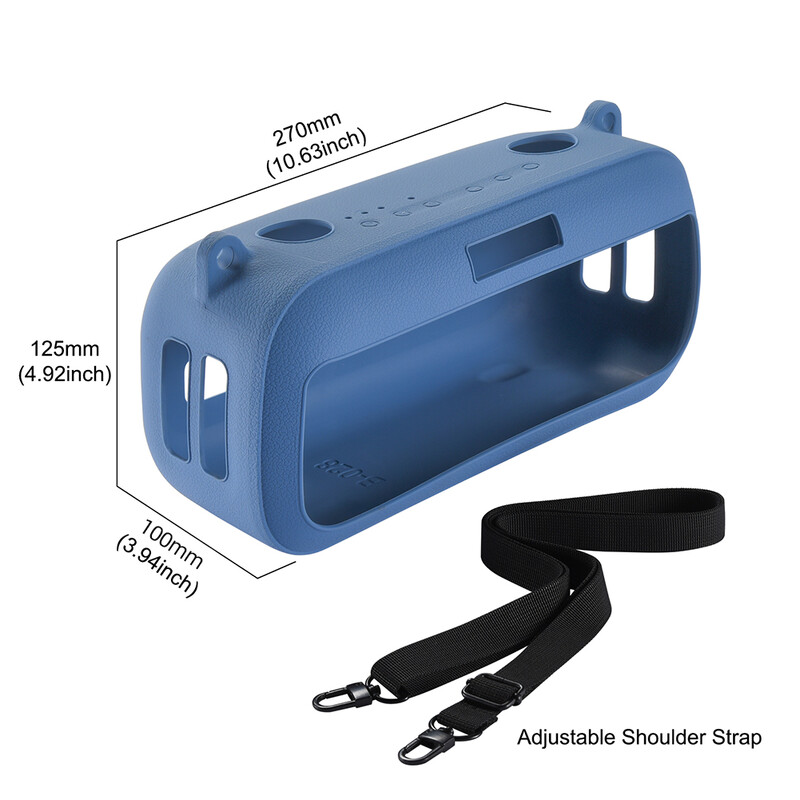 Husă din silicon Husă pentru difuzoare antișoc Husă pentru boxe anti-zgârieturi Geantă cu curea de umăr pentru difuzorul Bose SoundLink Max