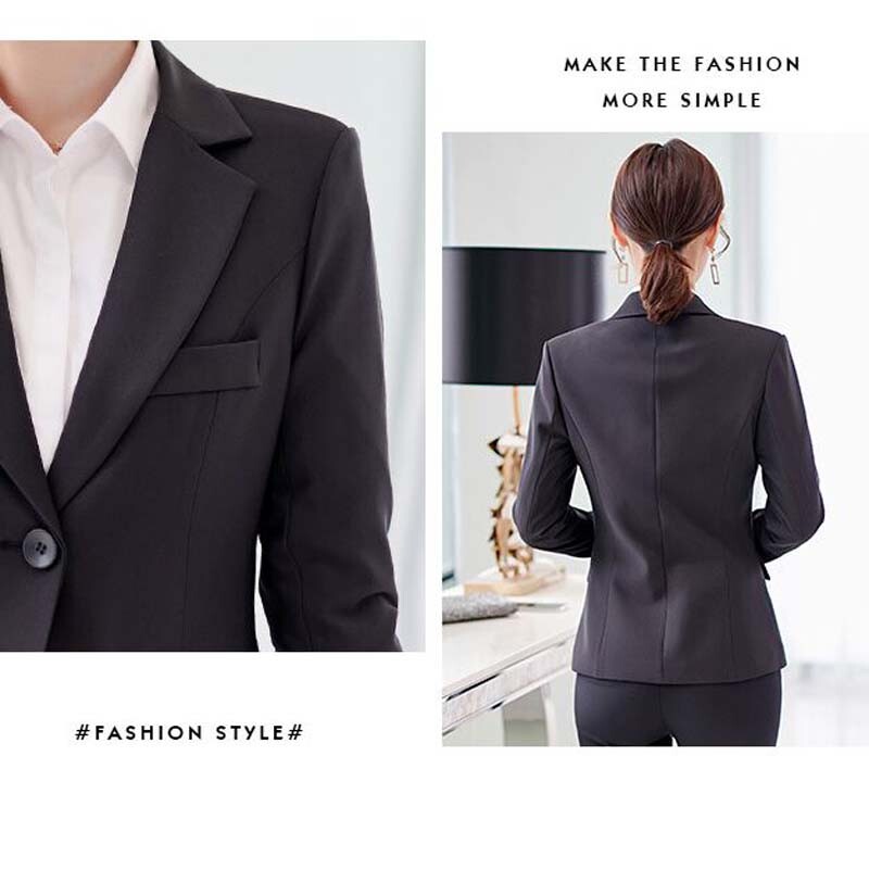 Dámske čierne slim fit saká, pracovné saká, vínovo červené, ležérne topy, vrchné oblečenie s dlhým rukávom, kabáty NS5263