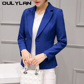 Moterų 2024 m. naujos mados temperamento kostiumo striukė Retro ilgomis rankovėmis, kišenės puošmena Moteriškas paltas Chic Veste S-XXXL