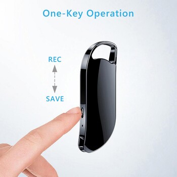 V11 Smart Audio Mini Recorder 32GB 64GB USB Drive Voice Activated Dictaphone Keychain Audio recording for Meeting Business