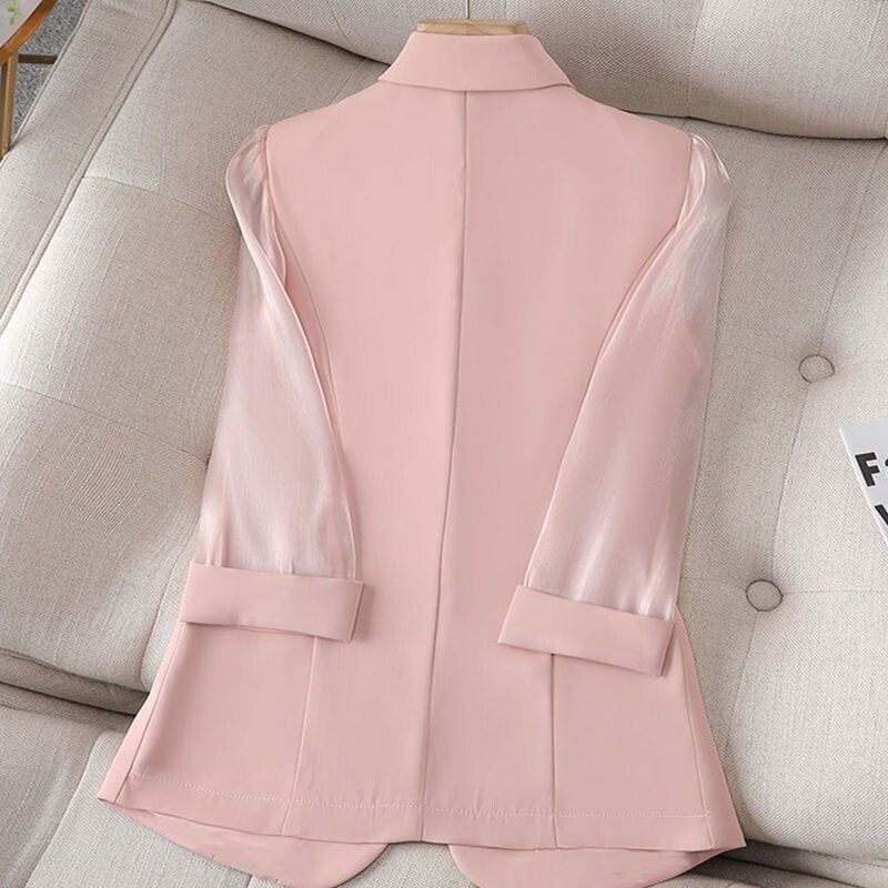 S-3XL Sacouri de vară femei subțire temperament elegant, rezistente la soare, birou, haine de damă, subțiri, stil britanic, în 3 culori, îmbrăcăminte de îmbrăcăminte