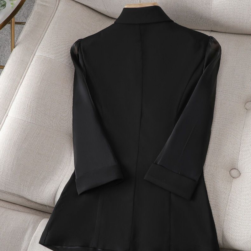 S-3XL Sacouri de vară femei subțire temperament elegant, rezistente la soare, birou, haine de damă, subțiri, stil britanic, în 3 culori, îmbrăcăminte de îmbrăcăminte