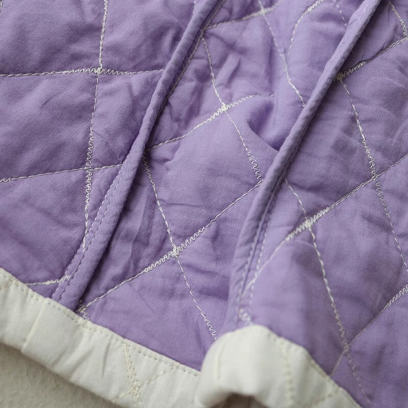 Jachetă lungă din bumbac, stil subțire, ocazional, versatilă, pentru navetă, de culoare uni, supradimensionată, cu mâneci întregi, haină matlasată pentru femei Z3671