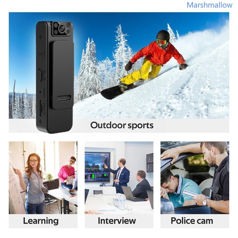 Jauna mini Wifi kamera, maza videokamera, pārnēsājama mikro kabatas nakts redzamības kamera, kas ieraksta ķermeņa kameru magnētiskā kamera 400 mAh