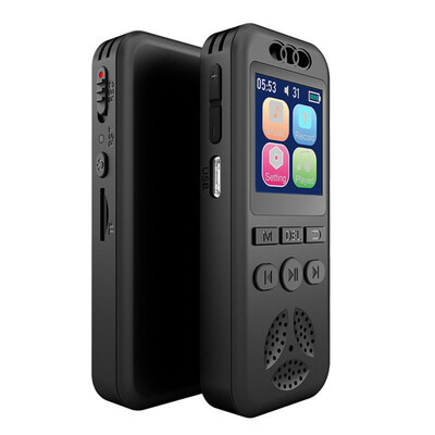 Digitālais balss ierakstītājs MP3 atskaņotājs HD trokšņu samazināšanas WAV audio atskaņotājs Walkman ar vienu klikšķi pārnēsājama skaņas ierakstīšanas ierīce