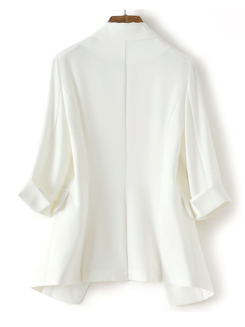 Blazer de vară coreeană pentru femei, nou solid, subțire, cu un singur buton, jachetă pentru damă, roz Blazer pentru femei, îmbrăcăminte exterioară Casaco Feminino S-4XL