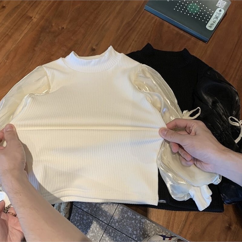 Moda pentru fetiță din fleece tricou cu mâneci bufante pentru sugari, copil mic, bluze calde, primăvară, toamnă, iarnă, haine pentru bebeluși 1-10 ani