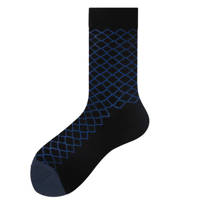 2024 új üzletember férfi zokni ruha zokni Újdonság fésült pamut divat brit úriember gyémánt legénységi zokni férfi egész szezonra