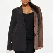 Modigirl Ženski sako Jakne Dugi rukavi Patchwork pruge Kontrast boja Elegantni kaput Ženska odjeća Gornja odjeća za žene