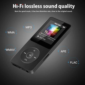 Φορητό MP3 Player 1,8 ιντσών Walkmen Type-C Bluetooth 5.4 Συμβατά ηλεκτρονικά βιβλία Εγγραφή Αθλητικά Ραδιόφωνο MP4 FM Music Player