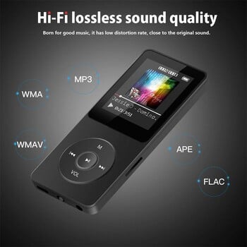 Συμβατό με Bluetooth Mp3 Music Player χωρίς απώλειες φορητό ραδιόφωνο Fm Εξωτερικό Εξαιρετικά λεπτό Φοιτητικό Sports Walkman Mp3 Player Recorder