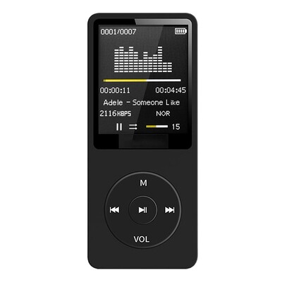 Player de muzică Mp3 compatibil Bluetooth Radio FM portabil fără pierderi Radio extern ultra-subțire pentru elevi Walkman Player Mp3 Recorder