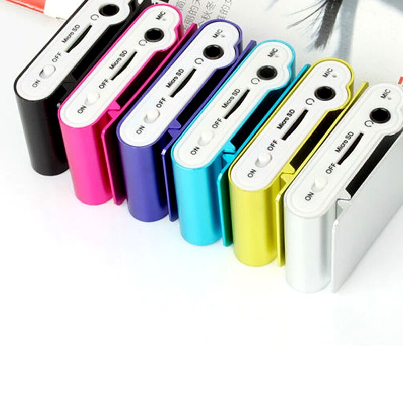 Mini MP3 atskaņotājs Portatīvie mūzikas 3 5 mm interfeisa atskaņotāji