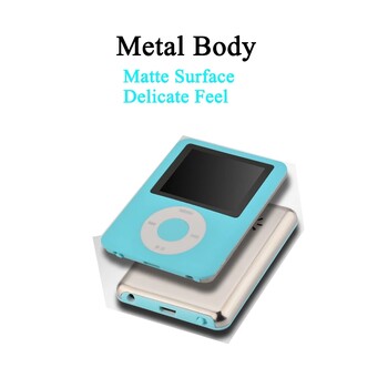 Mini MP3 Music Player Υψηλής ποιότητας Φορητό MP3 Radio Player Υποστήριξη ραδιοφώνου FM Ηλεκτρονικό βιβλίο βίντεο με μεγάλη μνήμη