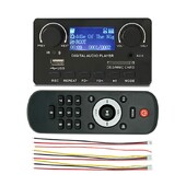 LCD displej Bluetooth 5.0 MP3 dekodér doska podpora handsfree nahrávanie FM DC 12V MP3 WMA WAV APE FLAC audio prehrávač