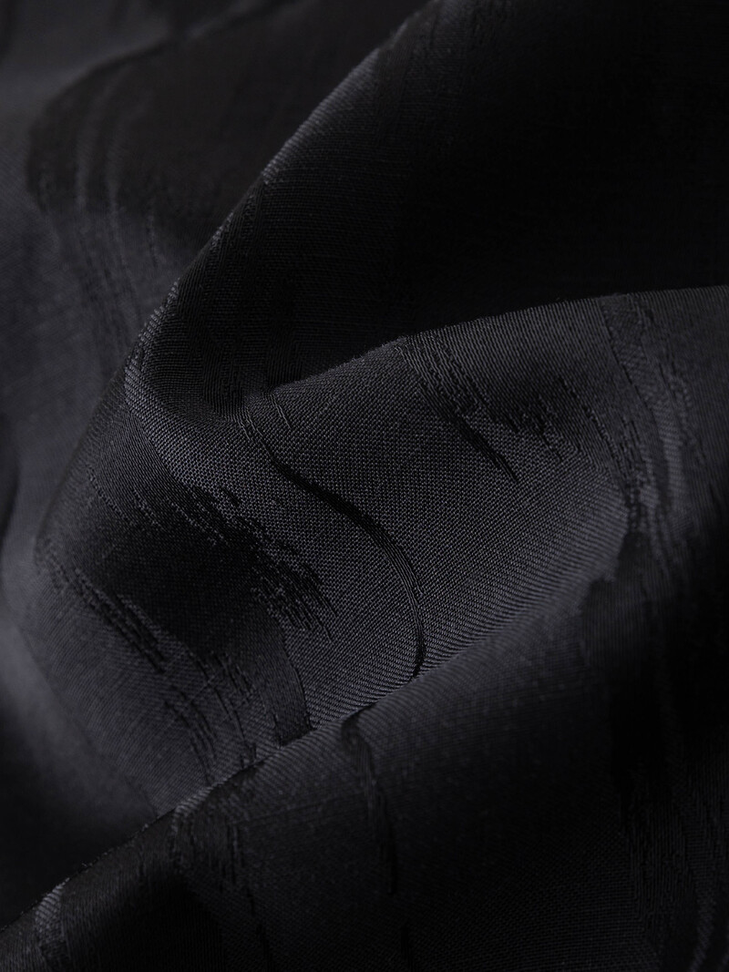 DUSHU Femei Blazer Negru Palton Decolteu Panglică Design 7% In Office Lady 2024 Toamna Drept simplu Blazere cu un singur buton 24DS83264