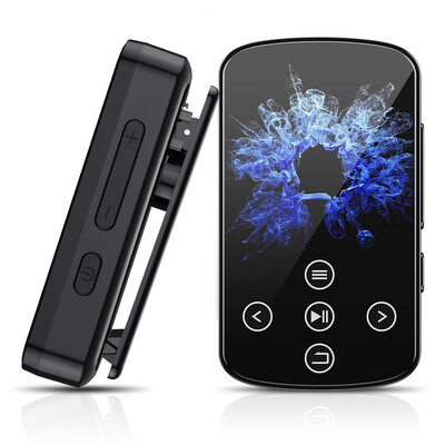 1,5 collu pilna skārienekrāna klips MP3 BT 5.4 mūzikas atskaņotājs sporta MP3 atskaņotājs atbalsta FM radio balss ierakstīšanu un līdz 128G TF karti